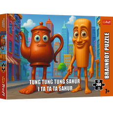 TREFL BRAINROT Puzle Tung Tung Sahur, 200 gab.