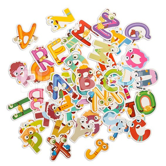 DallPrint Uzlīmes LETTERS, 50 gab.