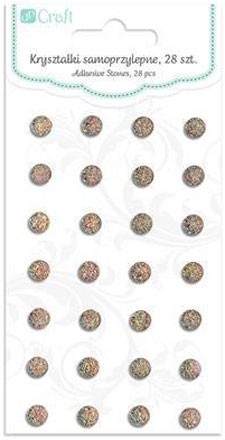 DallPrint Dekoratīvi uzlīmējami kristāli, 8 mm