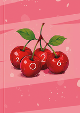 2026. gada A5 darba kalendārs ROZĀ VASARA