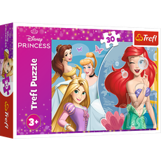 TREFL DISNEY PRINCESS Puzle Princesess, 30 gab.