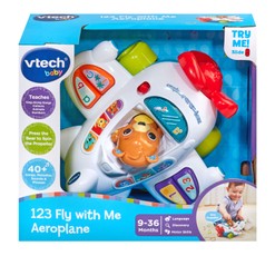 VTECH interaktīvā lidmašīna “Lido ar mani” (angļu valodā)
