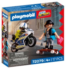 PLAYMOBIL Motociklu pakaļdzīšanās 72079