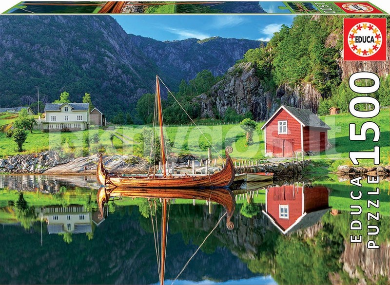 EDUCA Puzle 1500 gab. — Vikingu