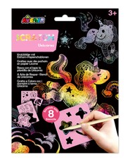 AVENIR Nokasāmais komplekts ar trafaretiem: Vienradži