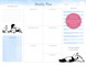 Norbury, J: Big Panda and Tiny Dragon Weekly Planner Notepad