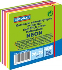 Līmlapiņas 76 x 76 mm, 400 loksnes, zaļu toņu maisījums