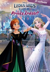 Ledus sirds. Prieks krāsot! Ar uzlīmēm. Disney