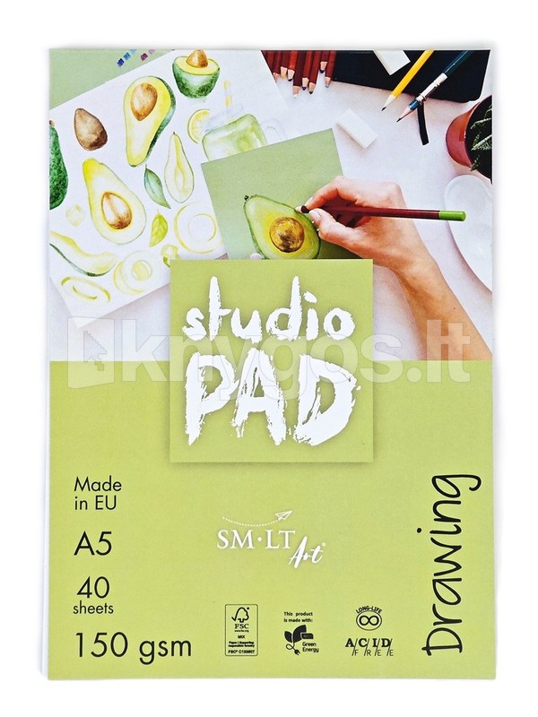 Zīmēšanas blociņš "Studio" A5, 40