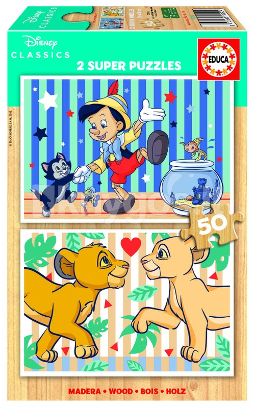 EDUCA Disney Classics 2 koka puzles