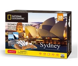 CUBICFUN NATIONAL GEOGRAPHIC 3D puzle Sidnejas Operas nams