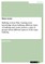 Bullying. Lesson Plan. Gaining more knowledge about bullying, different types of bullying and create posters, a play in groups about different aspects of the topic bullying