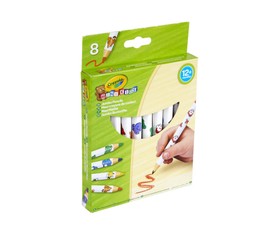 CRAYOLA MINIKIDS 8 Lielie dekorētie zīmuļi