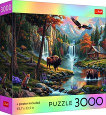 TREFL Puzle ar plakātu Savvaļas daba, 3000 gab.