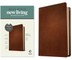 NLT Thinline Reference Bible, Filament Enabled Edition (Red Letter, Genuine Leather, Brown)