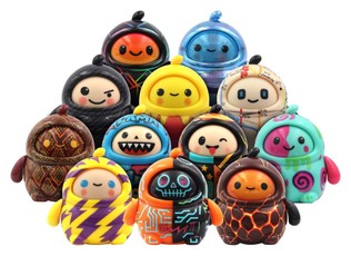 “LamaTama” elektroniskā kolekcionējamā figūriņa pārsteiguma iepakojumā (blind box), Series 3