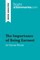 Bright Summaries: Importance of Being Earnest by Oscar Wilde