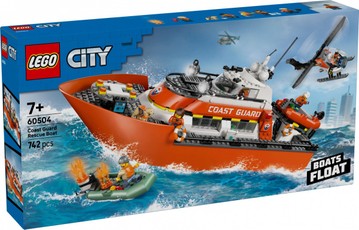 Blocks City 60504 Krasta apsardzes glābšanas laiva un helikopters
