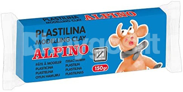 Plastilīns ALPINO 150 g, gaiši zils