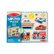 MELISSA & DOUG Puzle ar transportlīdzekļu skaņām