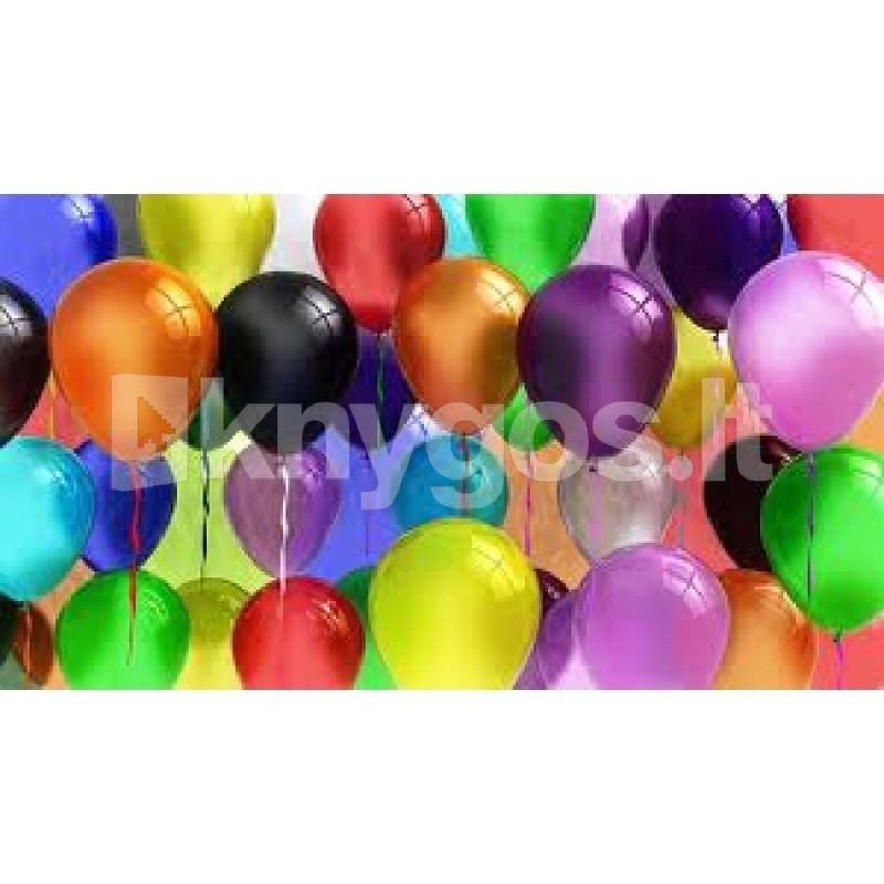 Baloni MIX metalizēti 25 cm, 100