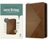 NLT Large Print Thinline Reference Zipper Bible, Filament Enabled Edition (Red Letter, Leatherlike, Messenger Stone & Camel, Indexed)