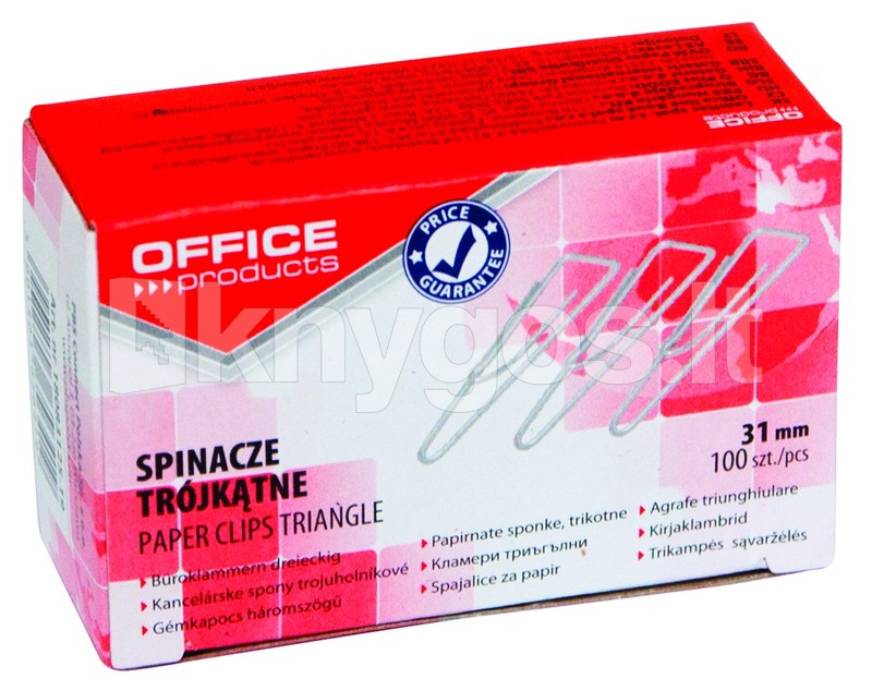 Office Products Trijstūra papīra saspraudes 31