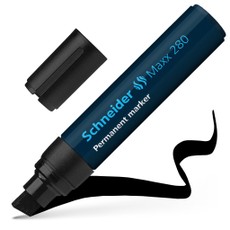 Permanentais marķieris Maxx 280, 4–12 mm, melns