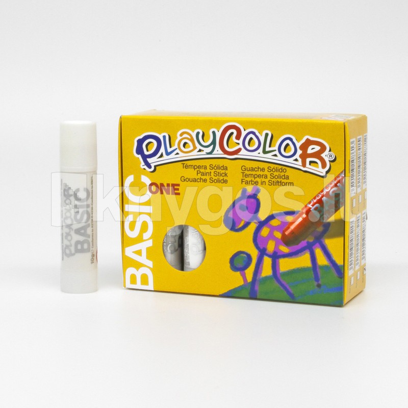PLAYCOLOR Basic One guaša zīmulis, balts