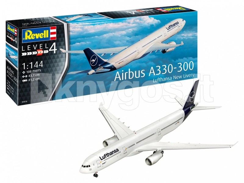 Revell Plastmasas lidmašīnas modelis Airbus A330-300