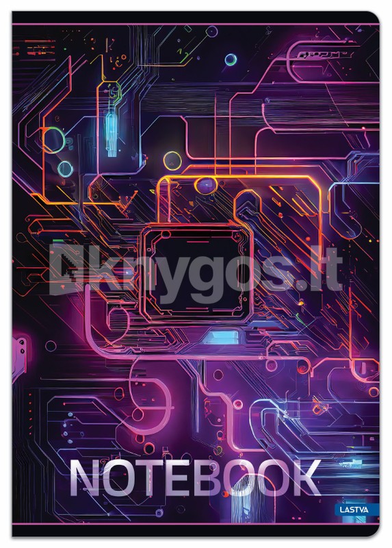 Lastva MATRIX burtnīca A5, 52 lpp