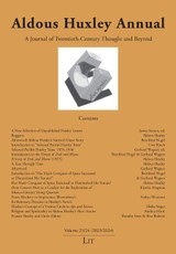 Aldous Huxley Annual