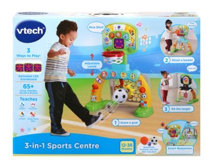 VTECH Interaktīva rotaļlieta Sporta centrs 3-in-1 (Angļu val.)