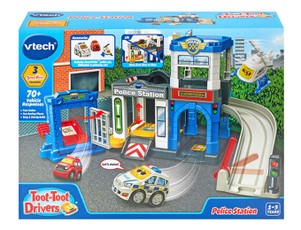 VTECH interaktīvais Toot-Toot Drivers policijas iecirknis (angļu valodā)