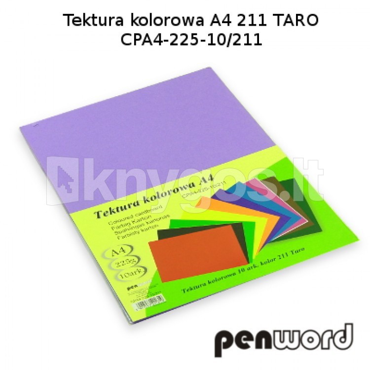 PenWord kartons A4, 10 loksnes, 225
