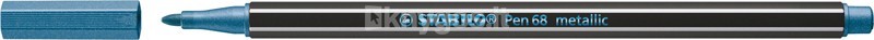 Stabilo Flomāsters PEN 68 Metallic, zils