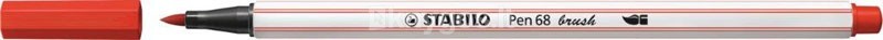 STABILO Pen 68 Brush flomāsters, sarkans