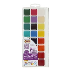 Akvareļu krāsu komplekts CLASSIC KIDS Line, 24 krāsas