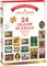 Adventes kalendārs - puzles ''Slavenākās gleznas'', 24 puzles pa 50 gabaliņiem katrā: 1200 gabaliņi