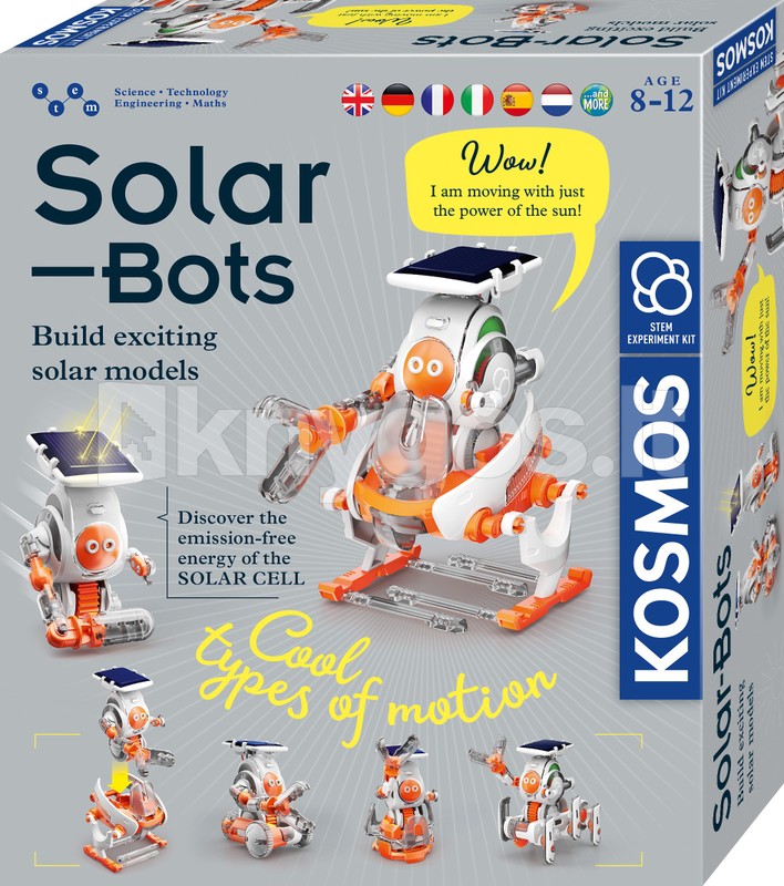 KOSMOS Izglītojošais komplekts SOLAR BOTS 8–12