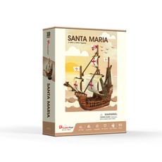CUBICFUN 3D puzle Kuģis Santa Maria
