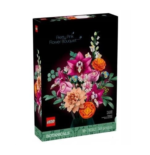 LEGO Botānika 10342 Rozā ziedu pušķis