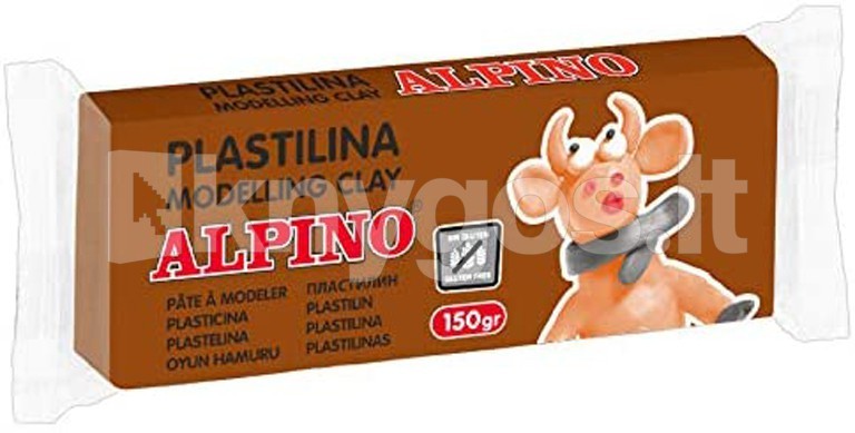 Plastilīns ALPINO, 150 g, brūns