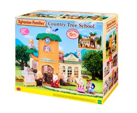 SYLVANIAN FAMILIES Rotaļu komplekts Lauku skola kokā
