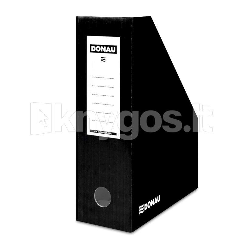 DONAU Brošūru statīvs 100 mm, melns