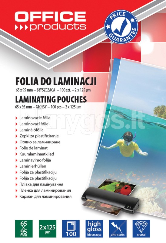 Office Products Laminēšanas maisiņi 65 x