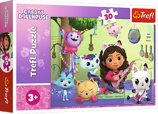 TREFL GABBY´S DOLLHOUSE Puzle, 30 gab.