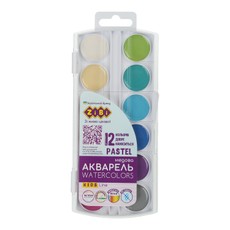 Akvareļu krāsu komplekts PASTEL KIDS Line, 12 krāsas