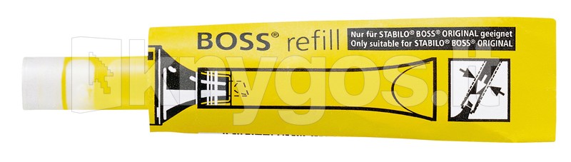 STABILO BOSS teksta marķiera pildījums, dzeltenais