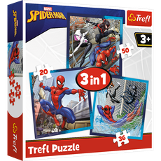 TREFL SPIDER-MAN Pužļu komplekts 3in1